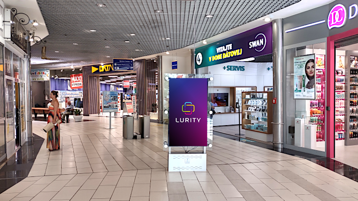 OC Optima Košice 4B — DOOH obrazovka v OC Optima, Košice