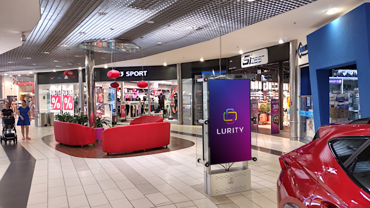OC Optima Košice 3B — DOOH obrazovka v OC Optima, Košice