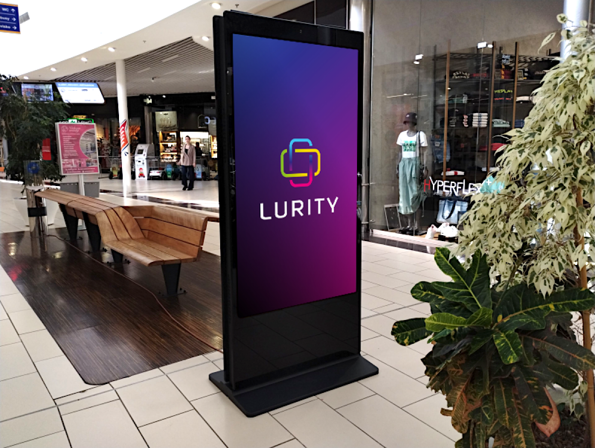 OC Optima Kosice 7B — DOOH obrazovka v OC Optima, Košice