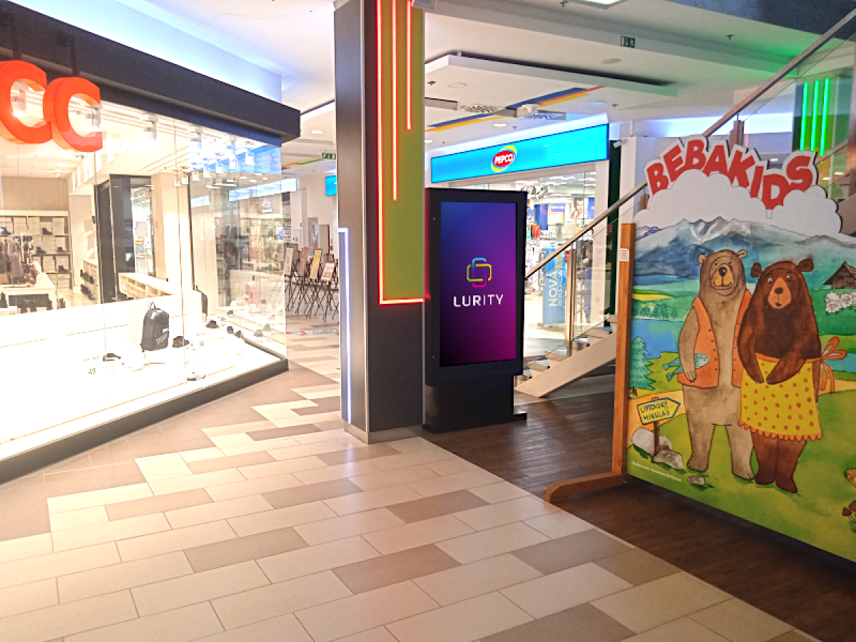 RGB 3 Liptovský Mikuláš — DOOH screen at RGB Liptov, Liptovský Mikuláš