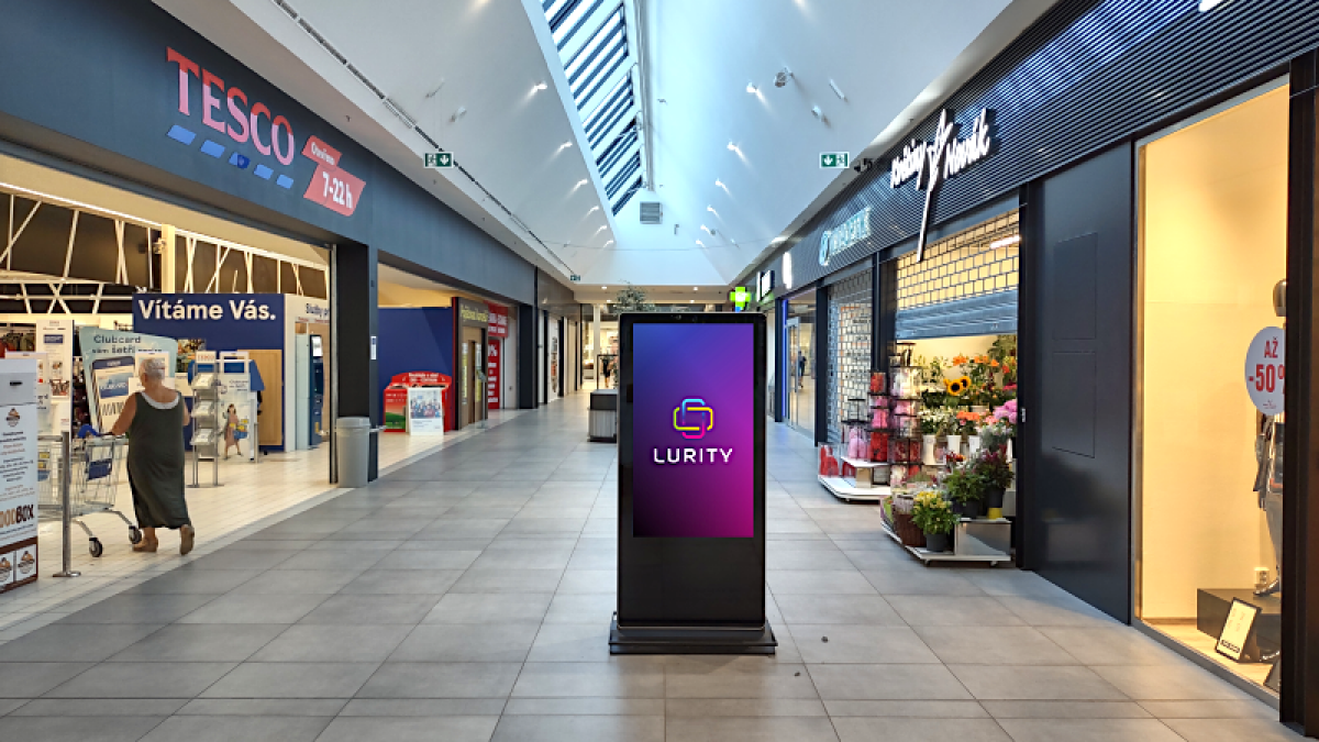 Futurum Brno - Tesco Pravá — DOOH obrazovka v Obchodní Centrum Futurum 1, Brno
