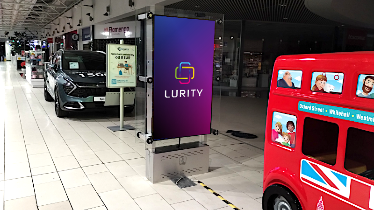 OC Optima Košice 2B — DOOH obrazovka v OC Optima, Košice
