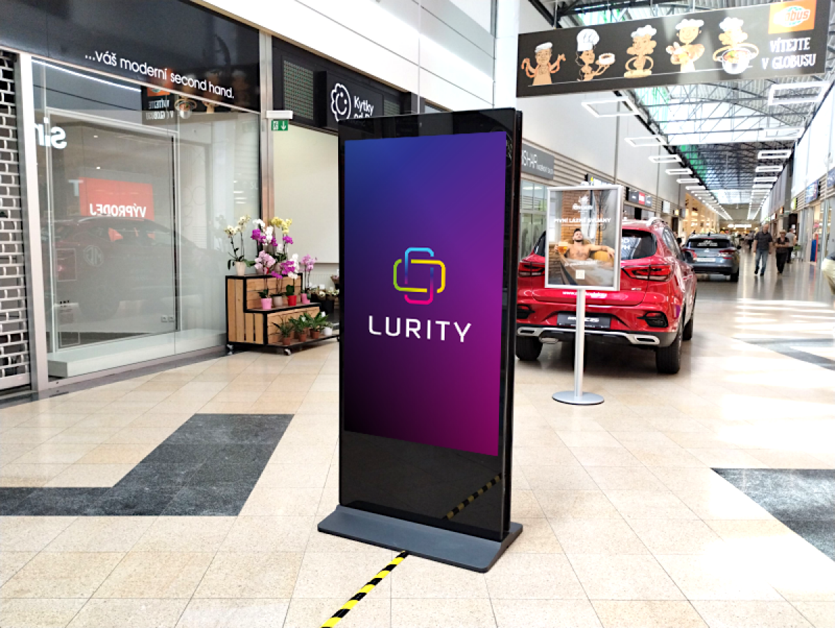 NC Gečko Liberec 2B Sprava Centra — DOOH obrazovka v NC Géčko Liberec, Liberec