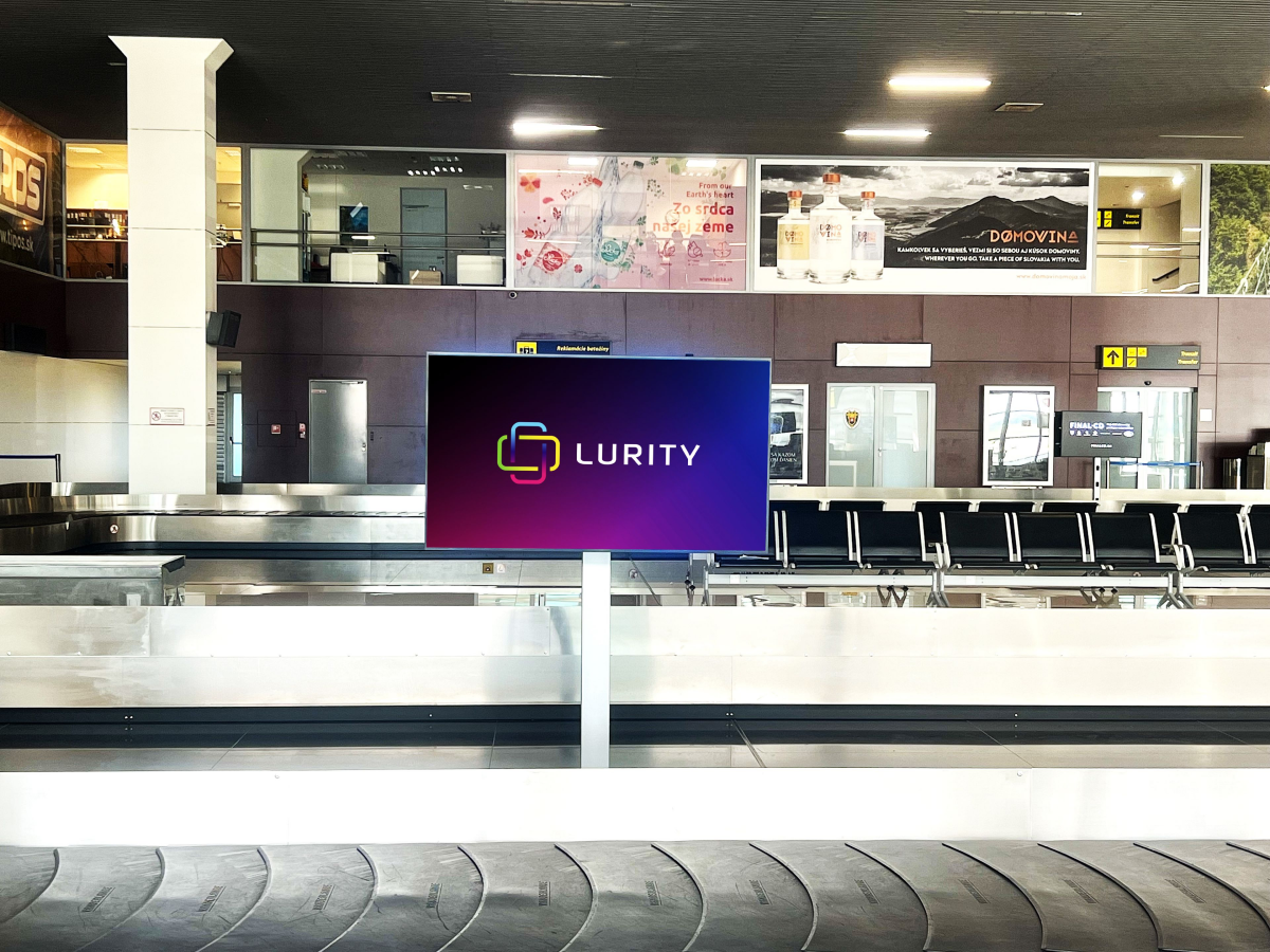 Bratislava Letisko Prilety 4B — DOOH-Bildschirm in BTS - Bratislavské letisko, Bratislava