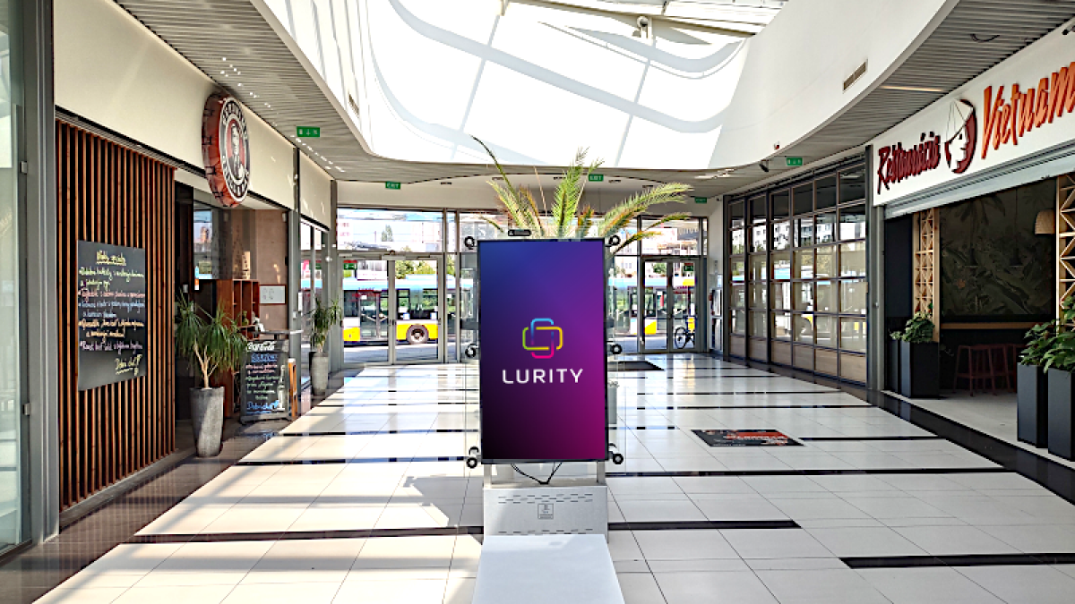 OC Optima Košice 1B — DOOH obrazovka v OC Optima, Košice