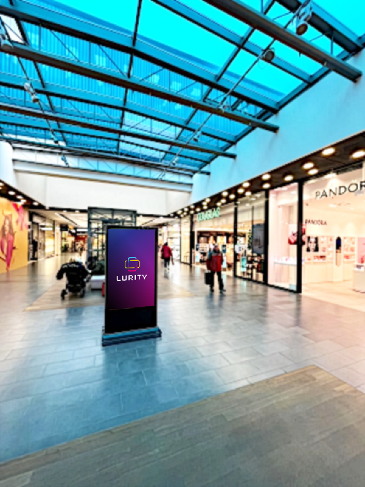 Citypark - 1NP záď — DOOH-Bildschirm in Nákupní centrum Citypark Jihlava, Jihlava