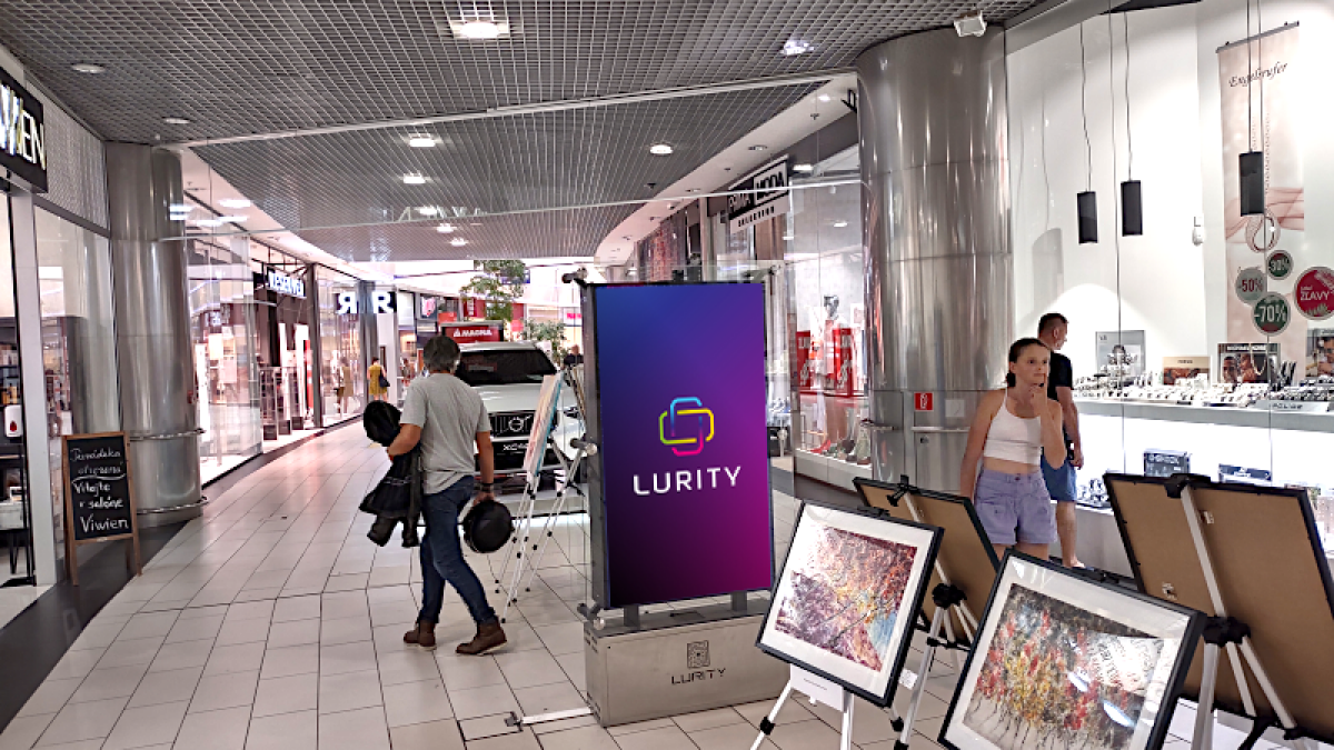 OC Optima Košice 5A — DOOH obrazovka v OC Optima, Košice