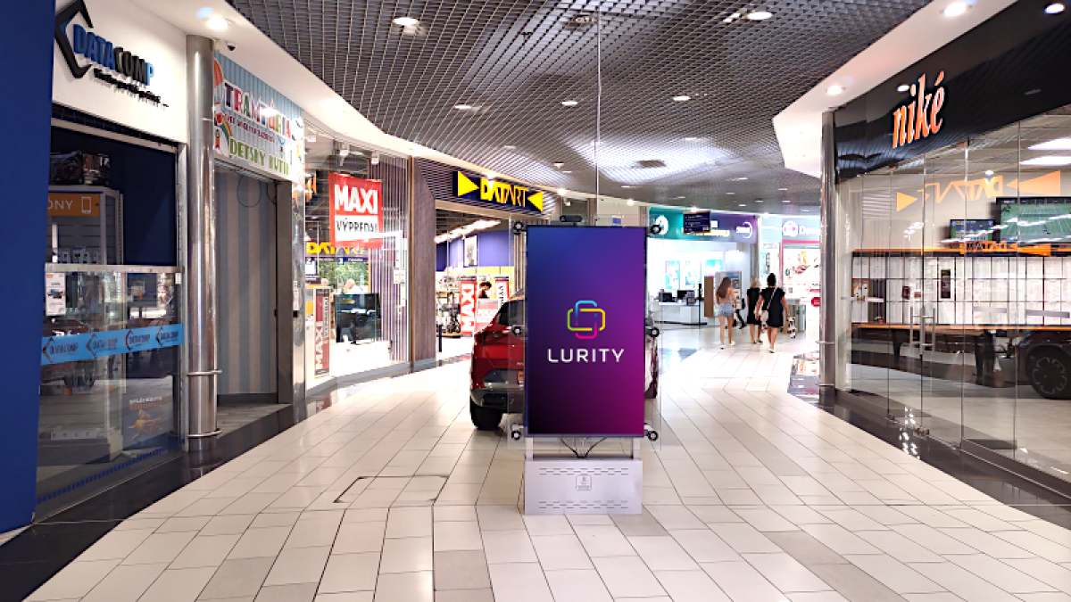OC Optima Košice 3A — DOOH obrazovka v OC Optima, Košice