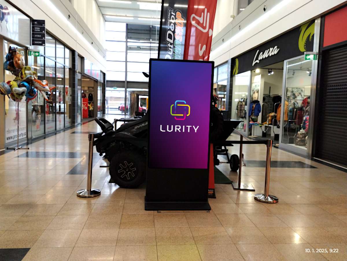 NC Gečko Liberec 3B C&A — DOOH obrazovka v NC Géčko Liberec, Liberec