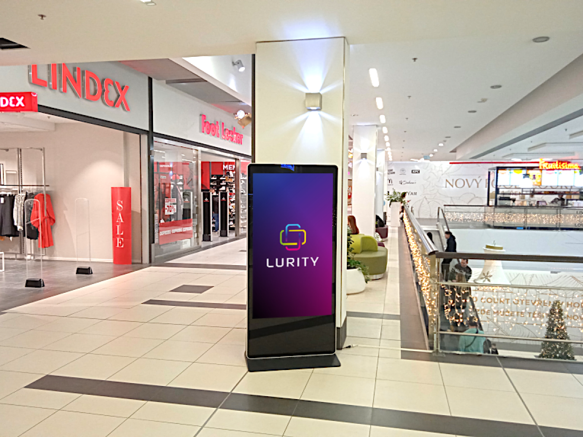 Futurum HK - Food Court — DOOH obrazovka v Nákupní centrum Futurum Hradec, Hradec Králové