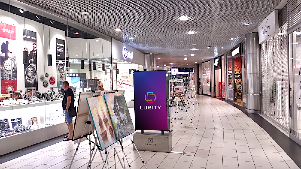 OC Optima Košice 5B — DOOH obrazovka v OC Optima, Košice