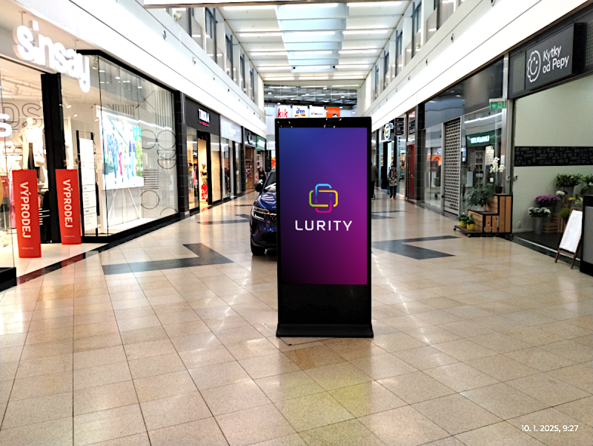 NC Gečko Liberec 2A Globus — DOOH obrazovka v NC Géčko Liberec, Liberec