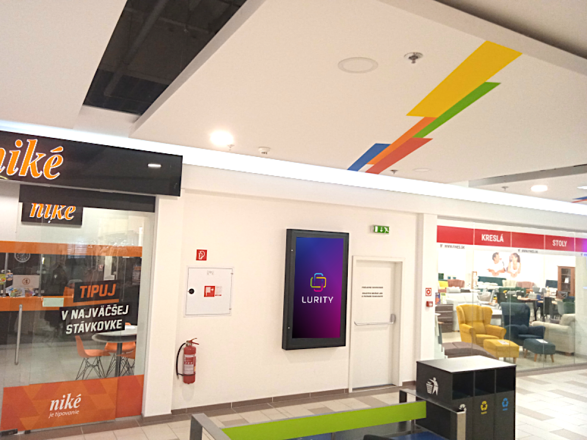 RGB 8 Liptovský Mikuláš — DOOH screen at RGB Liptov, Liptovský Mikuláš
